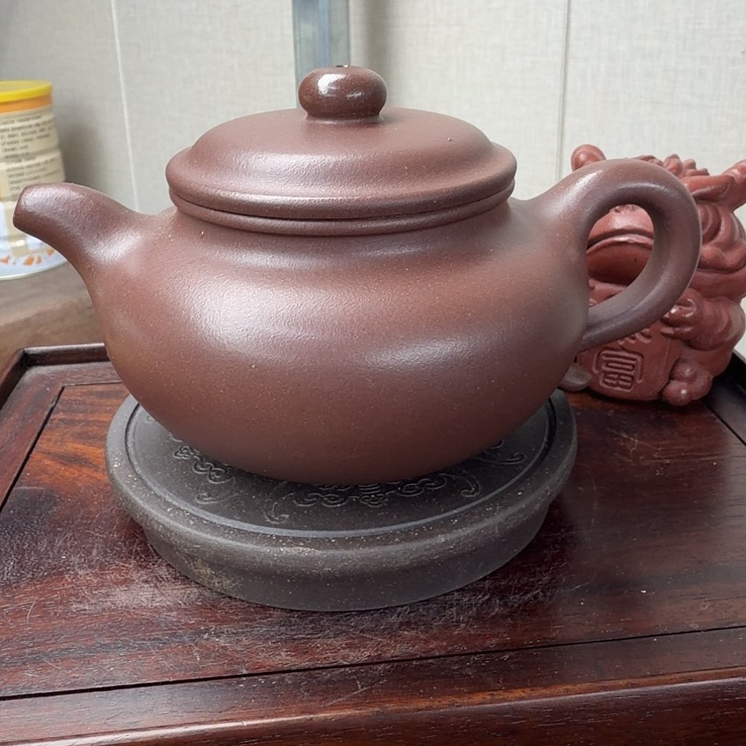 仿古壶200cc老紫泥的