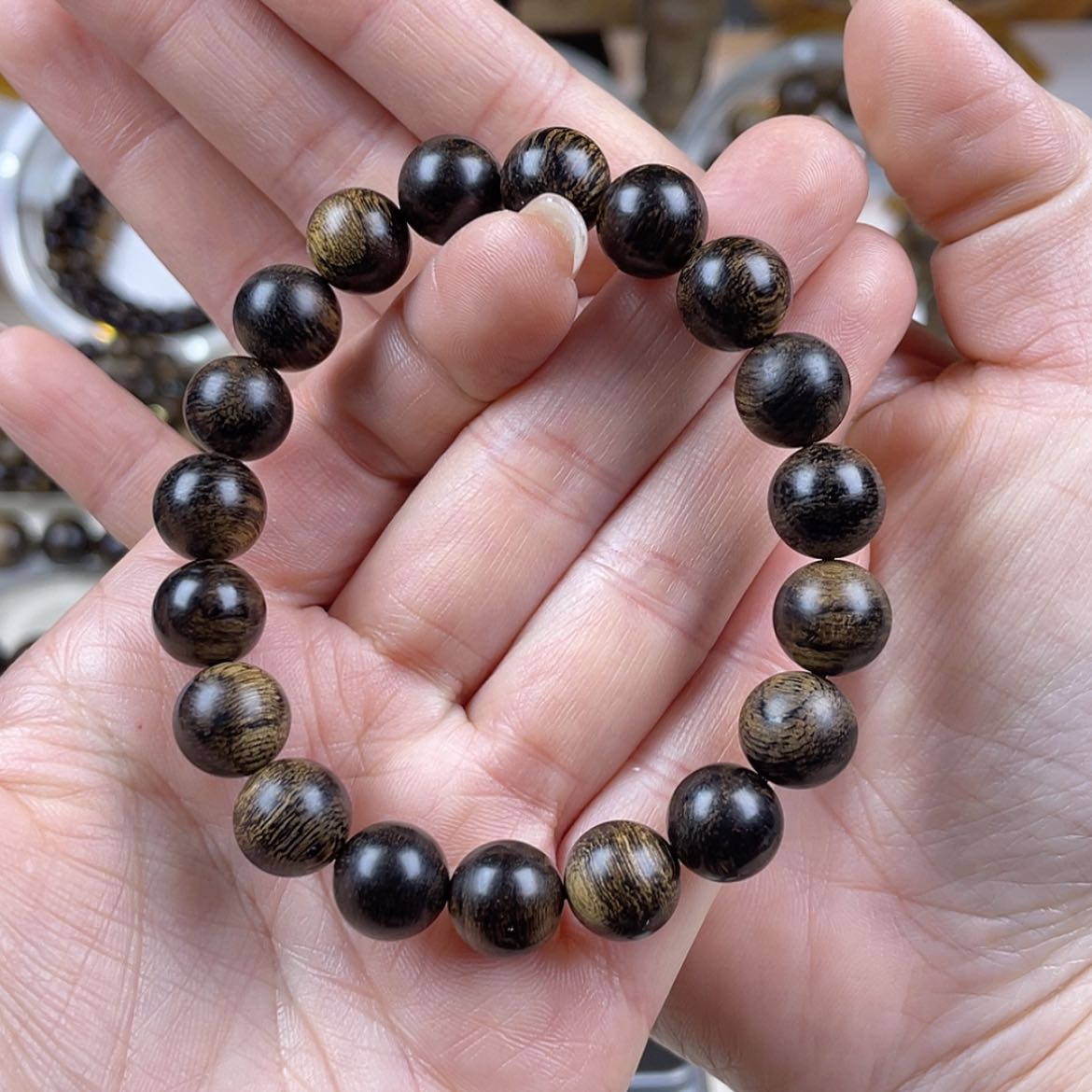 【闪购商品】沉香手串众****V越南芽庄白棋楠留疤