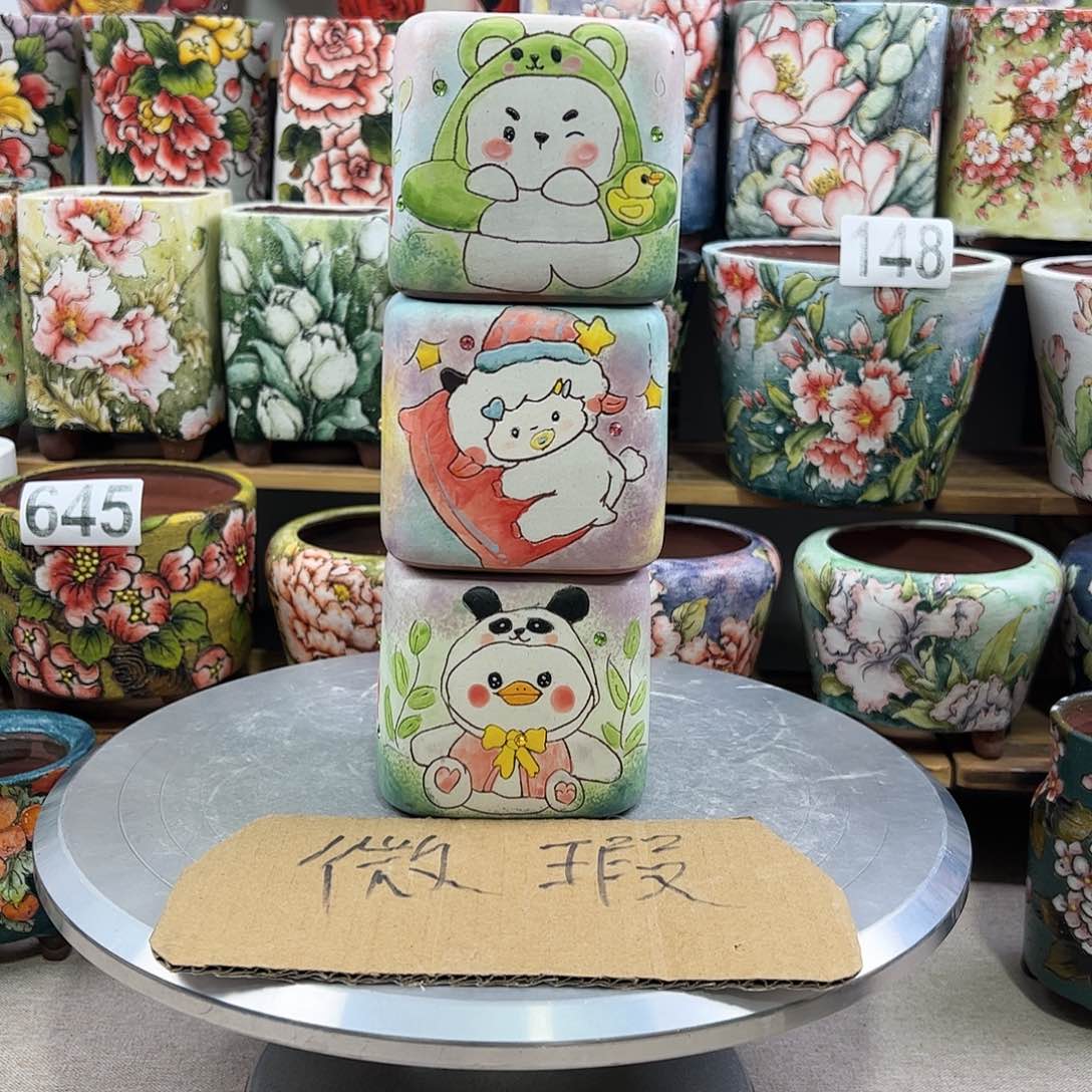 景德镇陶瓷花盆景德镇陶瓷花盆