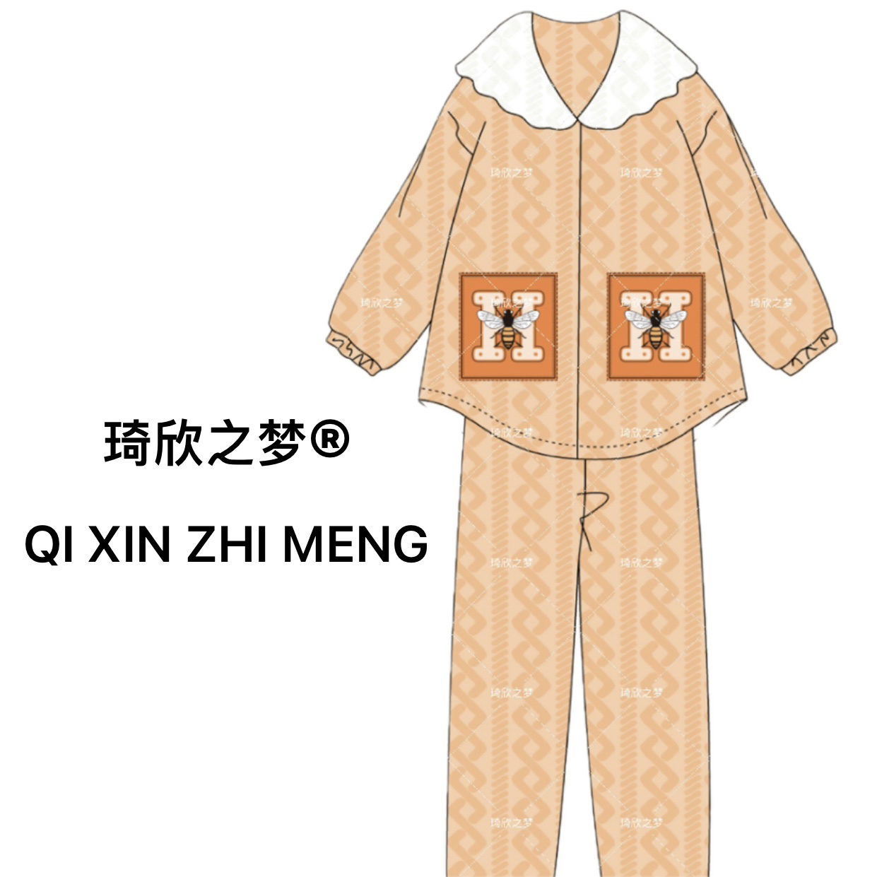 ②号【加厚夹棉款】冬季男士新款三层夹棉保暖睡衣家居服可外穿系列~