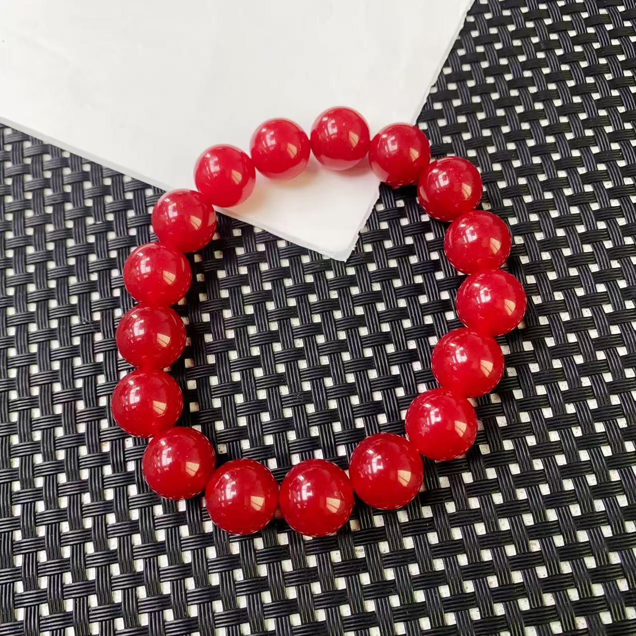 [小石]A132红色系手链12M