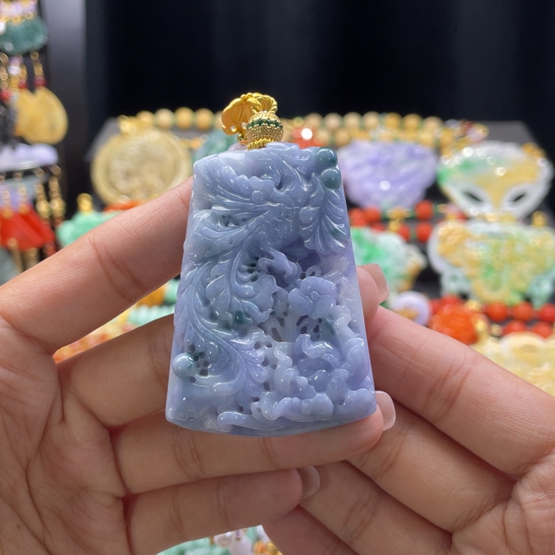 翡翠颈饰未镶嵌代编织