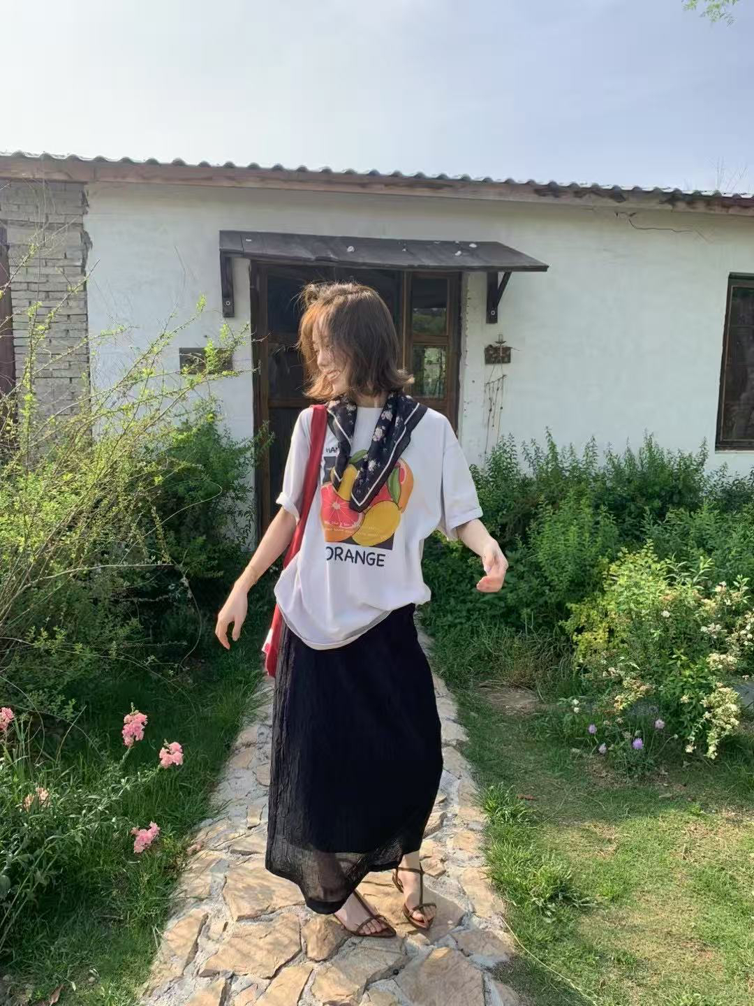 泡菜西柚柠檬短袖T恤