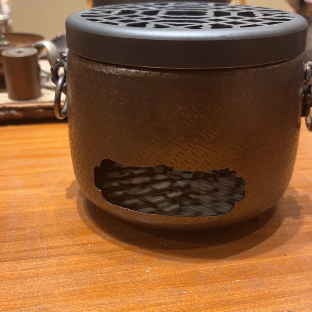 复古烤色12炉子圆柱手工锻打工艺