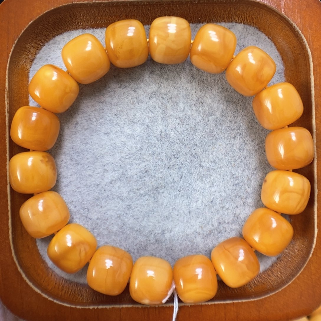 蜜蜡手串未镶嵌蜜蜡手串
