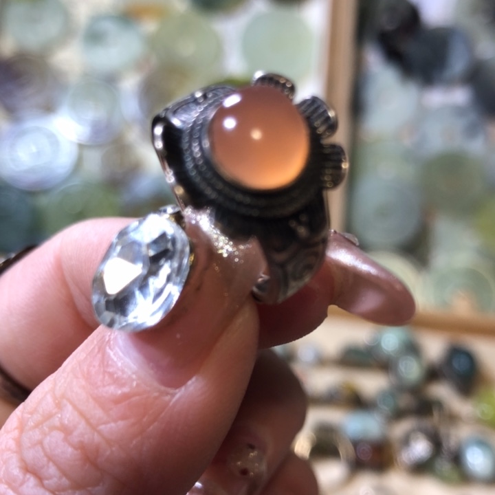 岫玉岫玉戒指未镶嵌