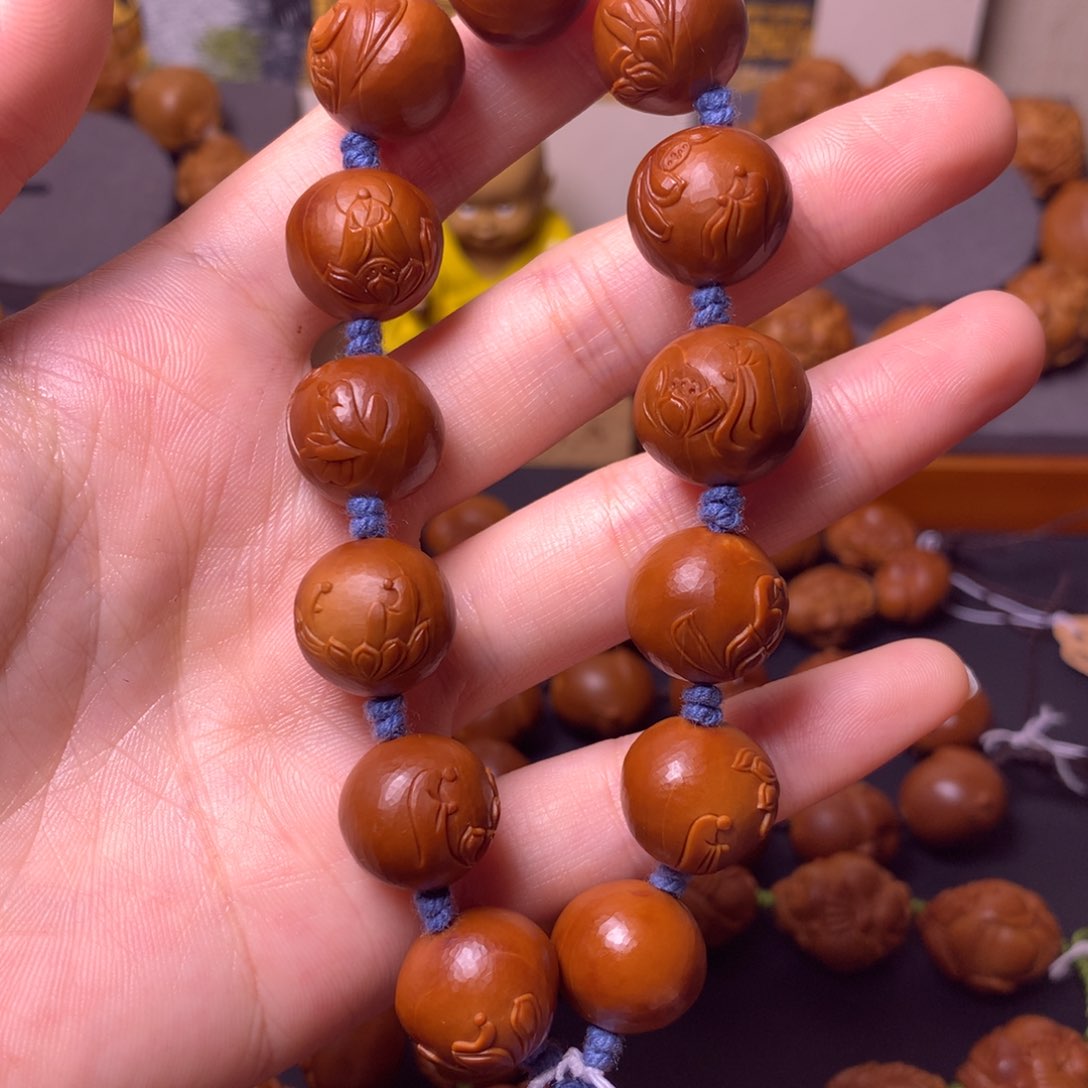 橄榄核手串/手链莲花无相