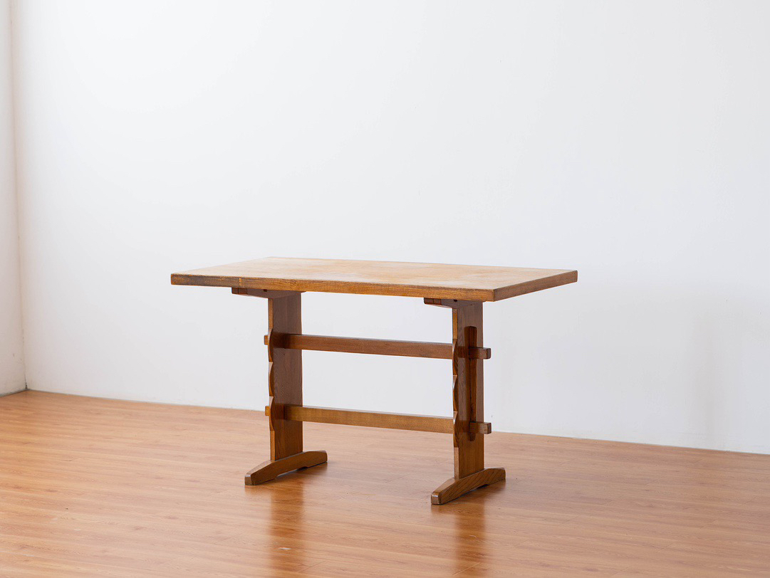 1900到1930年代法国古董农场桌，好品相