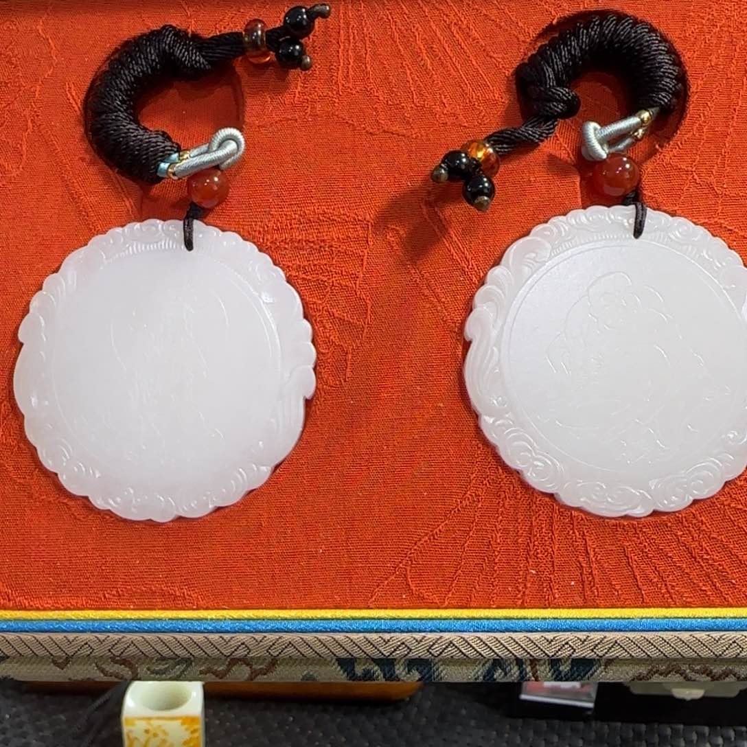 和田玉挂件未镶嵌