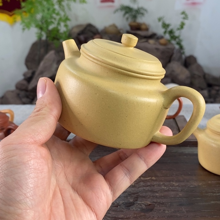 紫砂茶壶宜兴紫砂本绿220