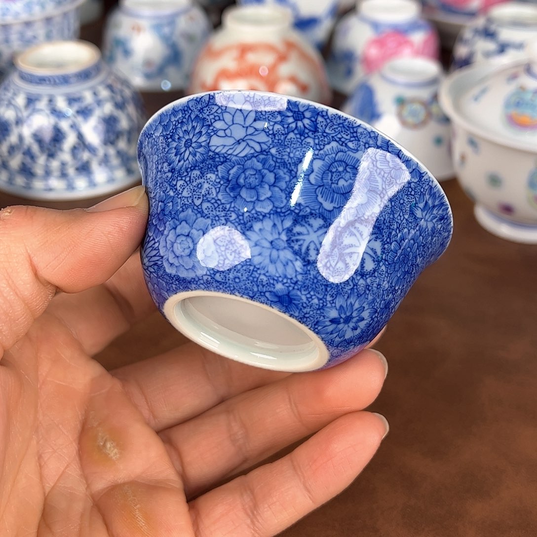 杯景德镇全手工手绘陶瓷