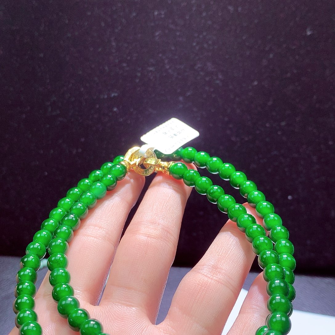 翡翠手链未镶嵌项链