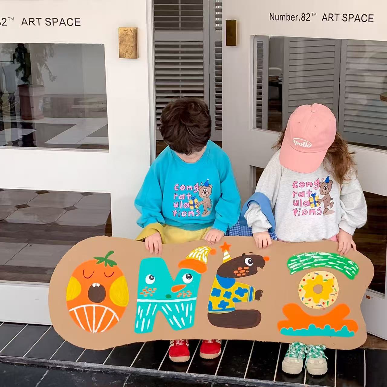 D男女宝衣服韩版休闲款（孤品默认微瑕介意勿拍）