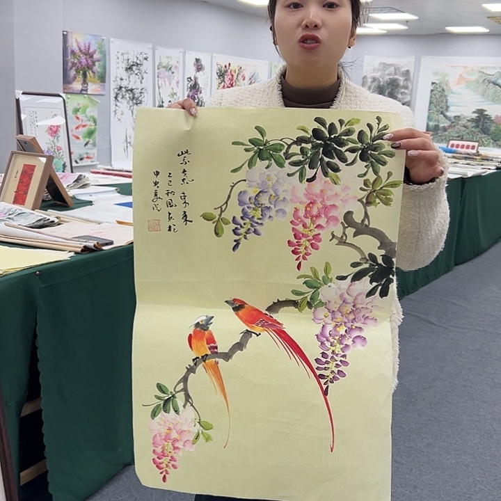 国画手绘国画大捡漏