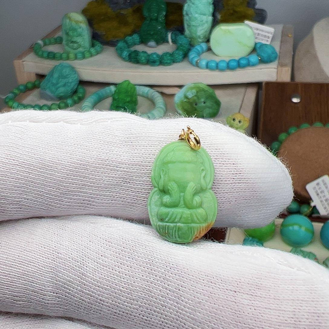 绿松石未镶嵌主播夏