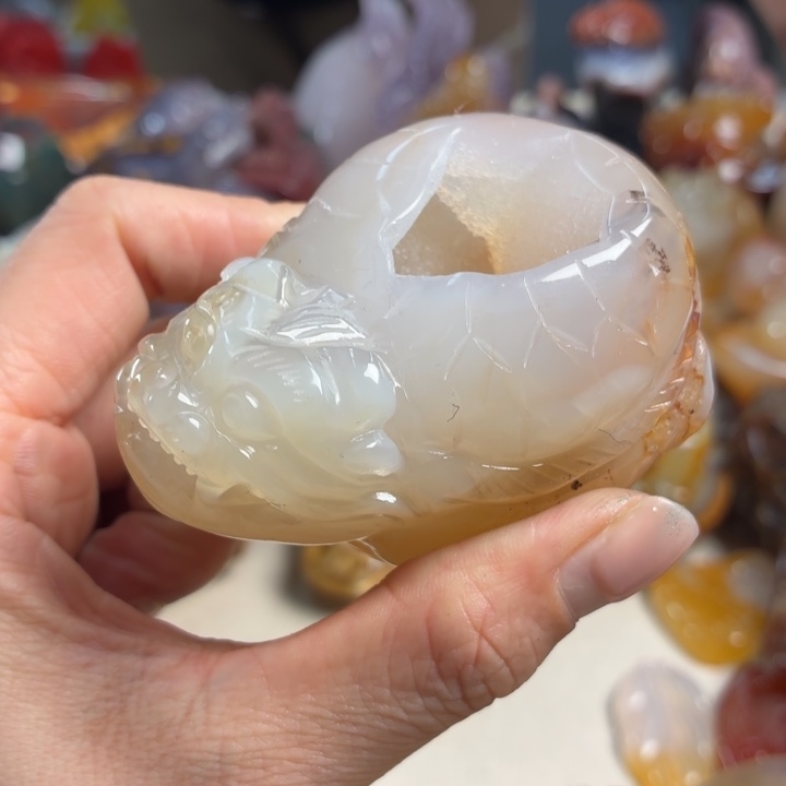 玛瑙/玉髓未镶嵌吊坠(不含链)