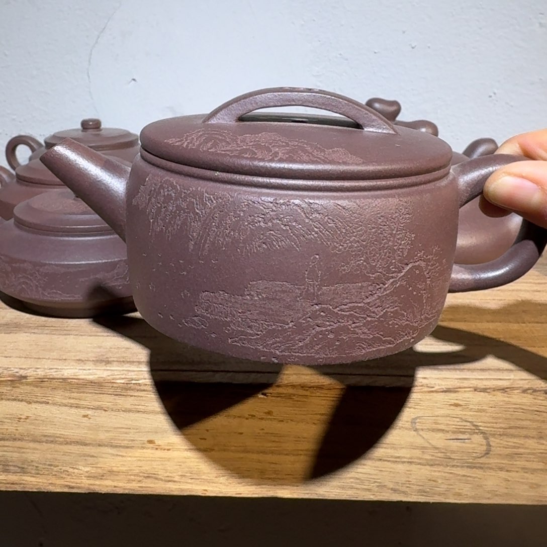 紫泥茶壶天青220毫升左右