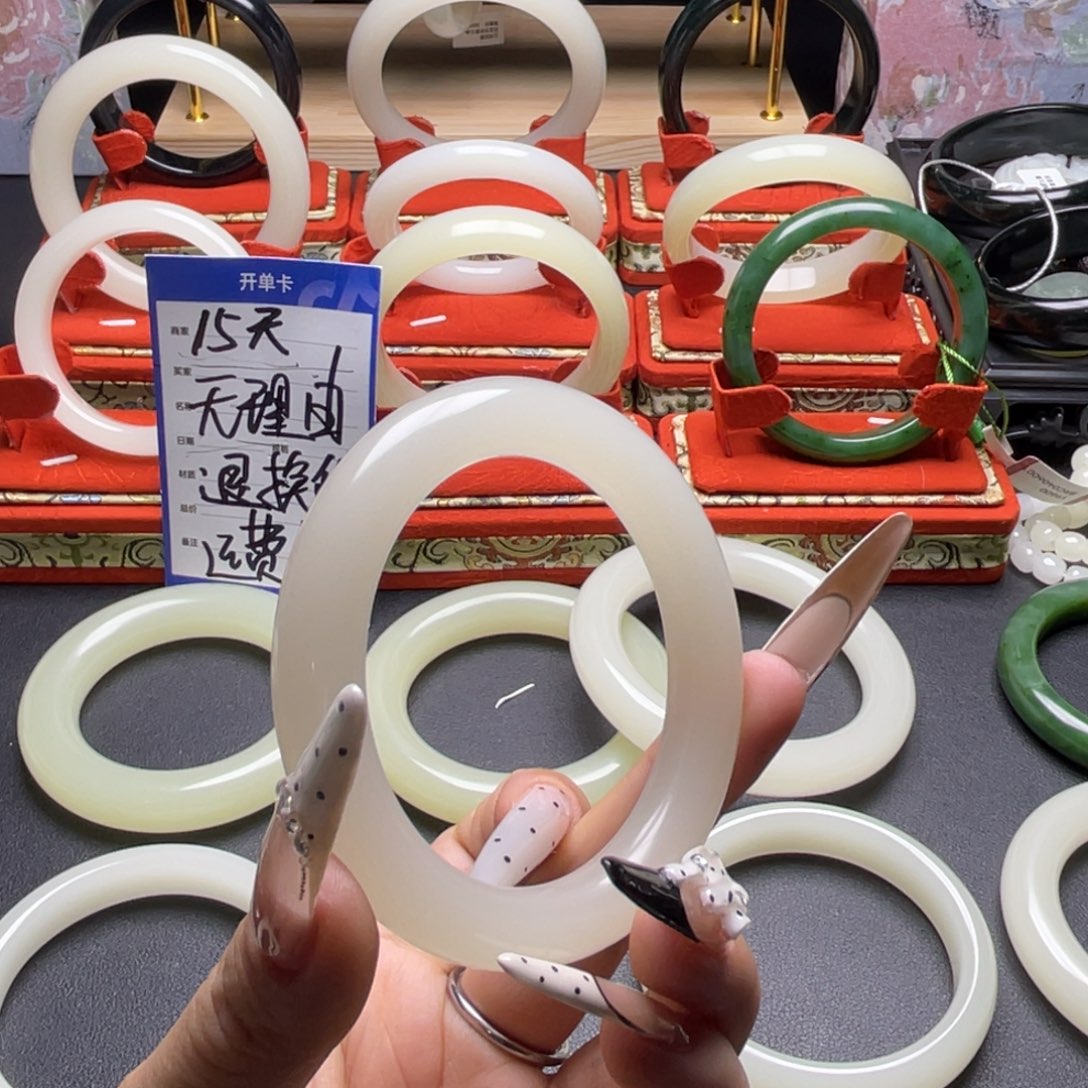 早***起55圈口胖圆条暖白色