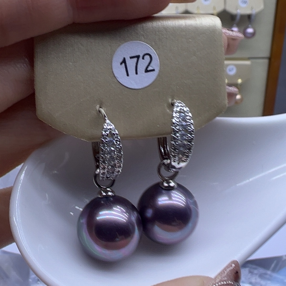 淡水珍珠耳饰未镶嵌