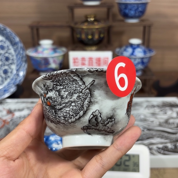 被***像景德镇手工手绘陶瓷