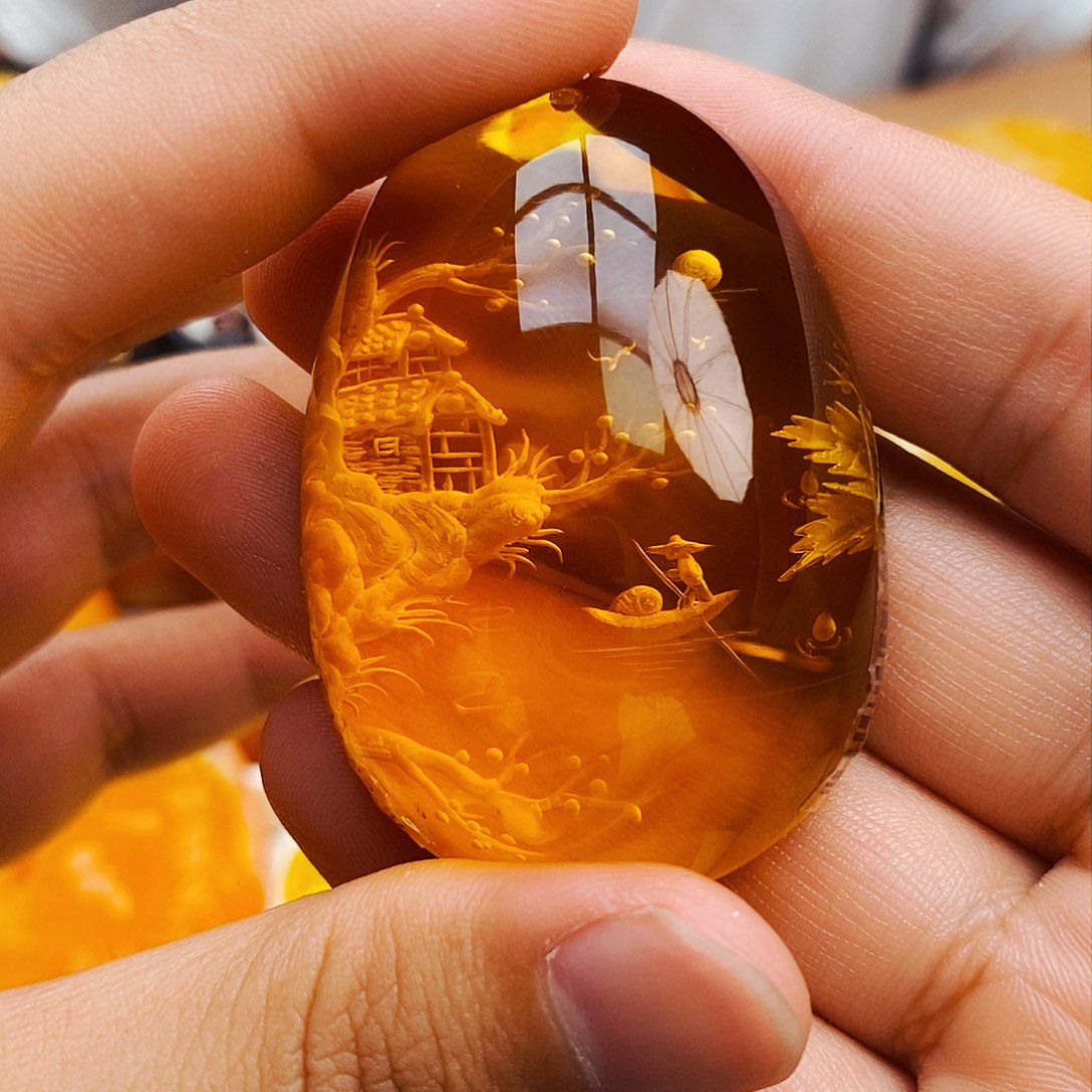 蜜蜡颈饰未镶嵌天然保真假一赔十36