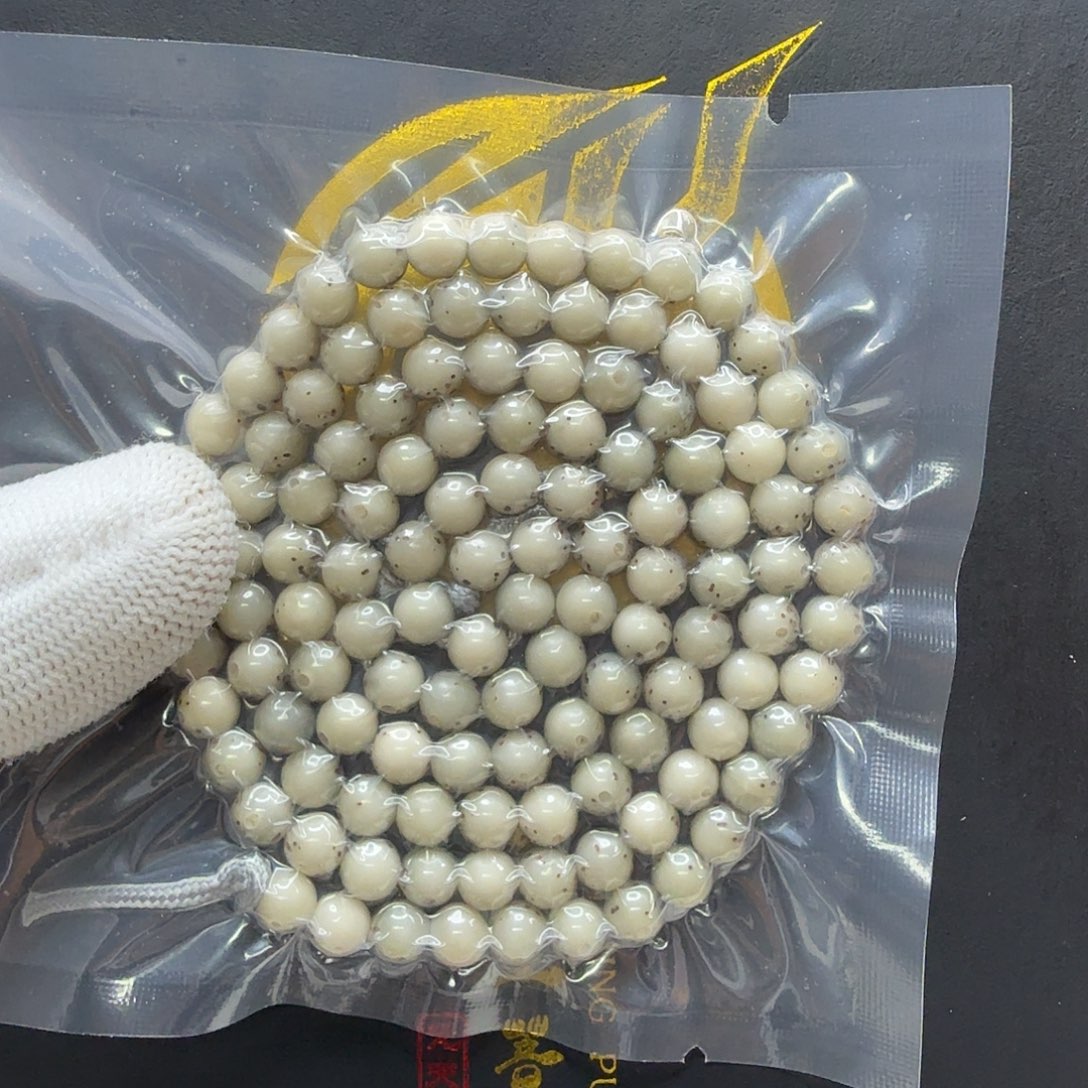 星月菩提吊坠33梵天头条小冰糖通体龙蛋6圆108