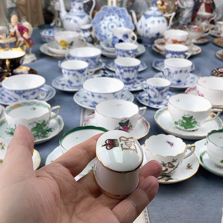 海外瓷器中古欧瓷小房子