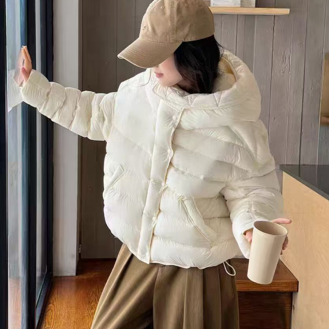 冬季新款短款宽松连帽（直播扣号专用链接）