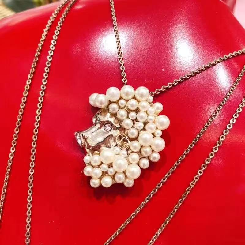 95新 DIOR/迪奥 星座项链 狮子座 /042616