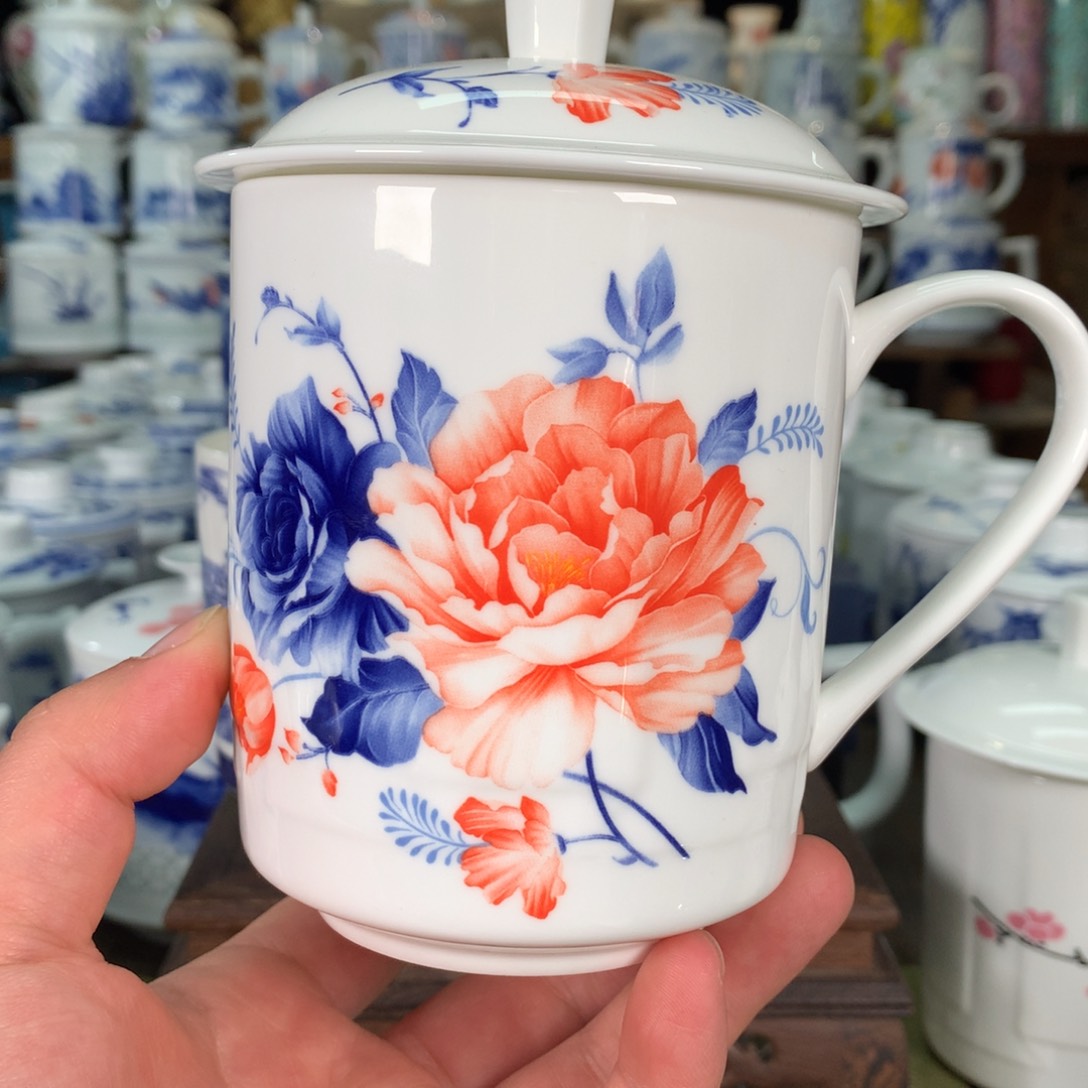 景德镇陶瓷高温办公杯