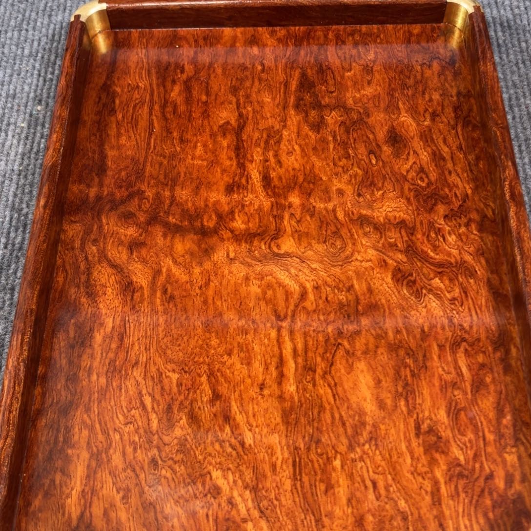 木缅甸花梨超大托盘