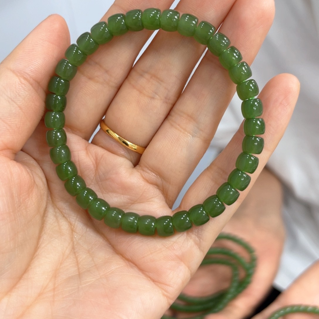 手串未镶嵌和田玉卡5✖️6