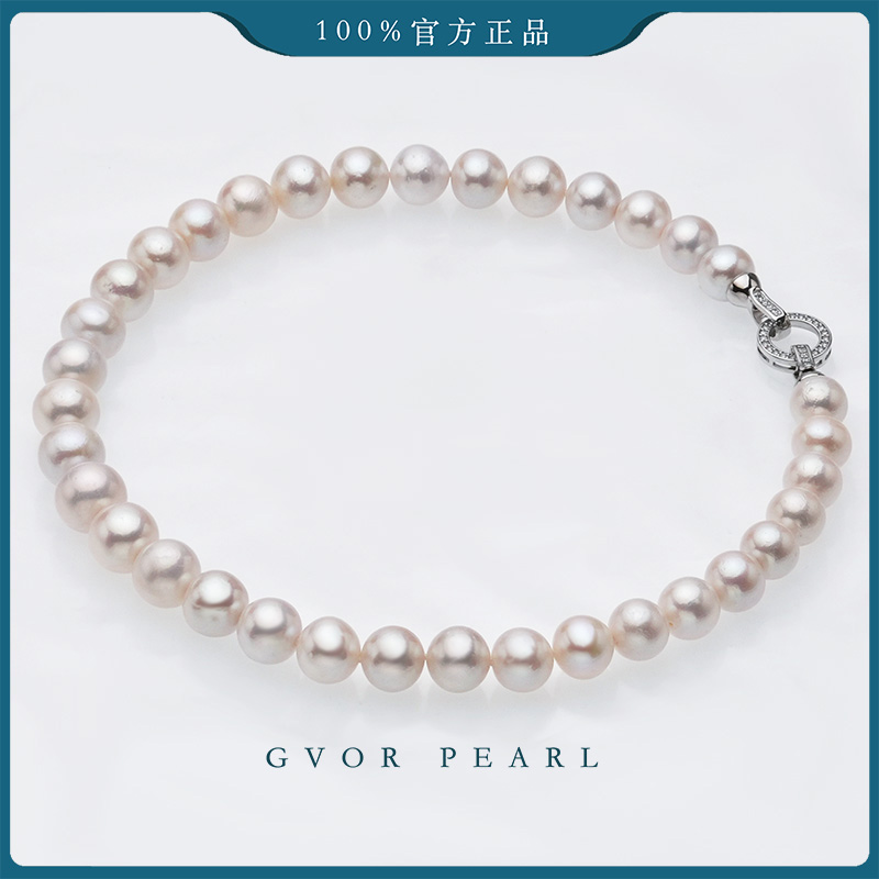 正品 热销爆款 大颗粒 丨10.5-14mm淡水白珍珠项链 A1708