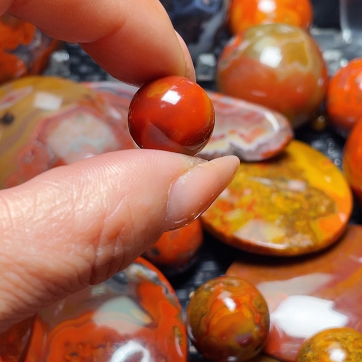 玛瑙/玉髓战国红玛瑙挂件未镶嵌?****?