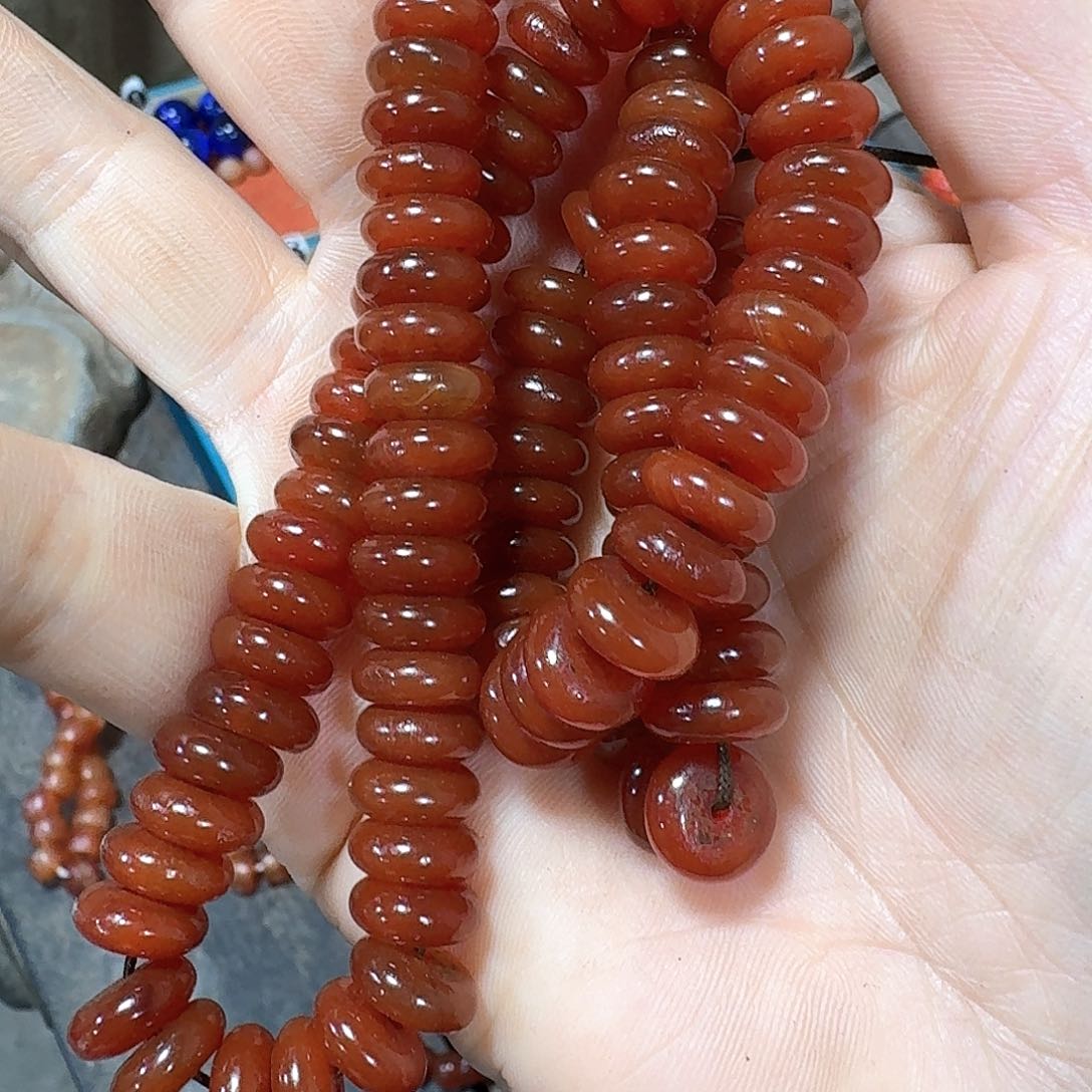 玛瑙/玉髓发饰未镶嵌洱*