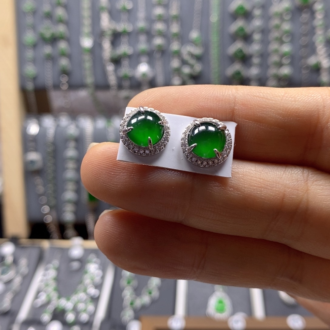 翡翠颈饰银S925镶嵌47号