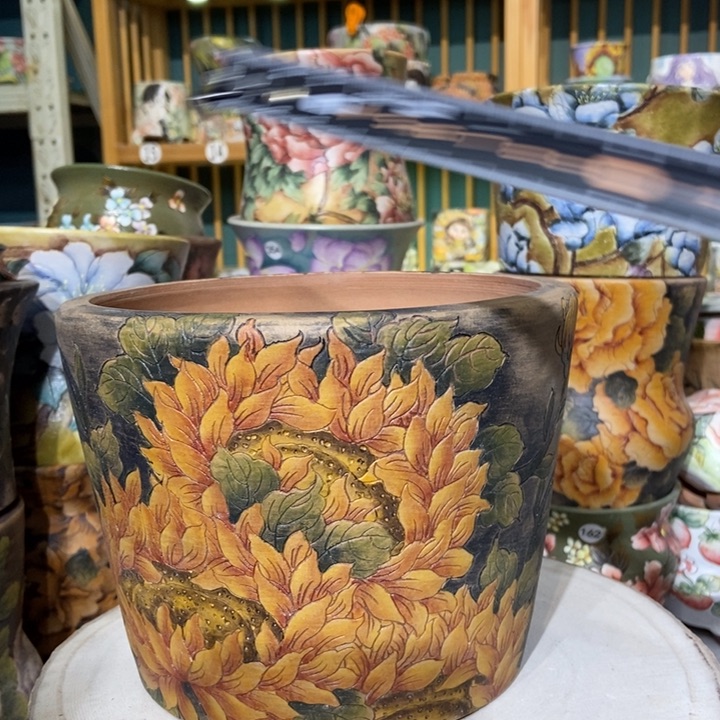 红陶景德镇艺术手绘作品