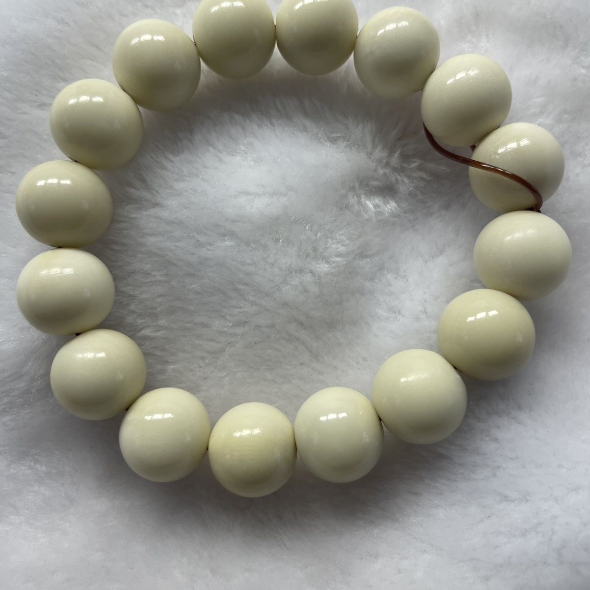 象牙果原果雕刻圆珠手串直径1.2左右
