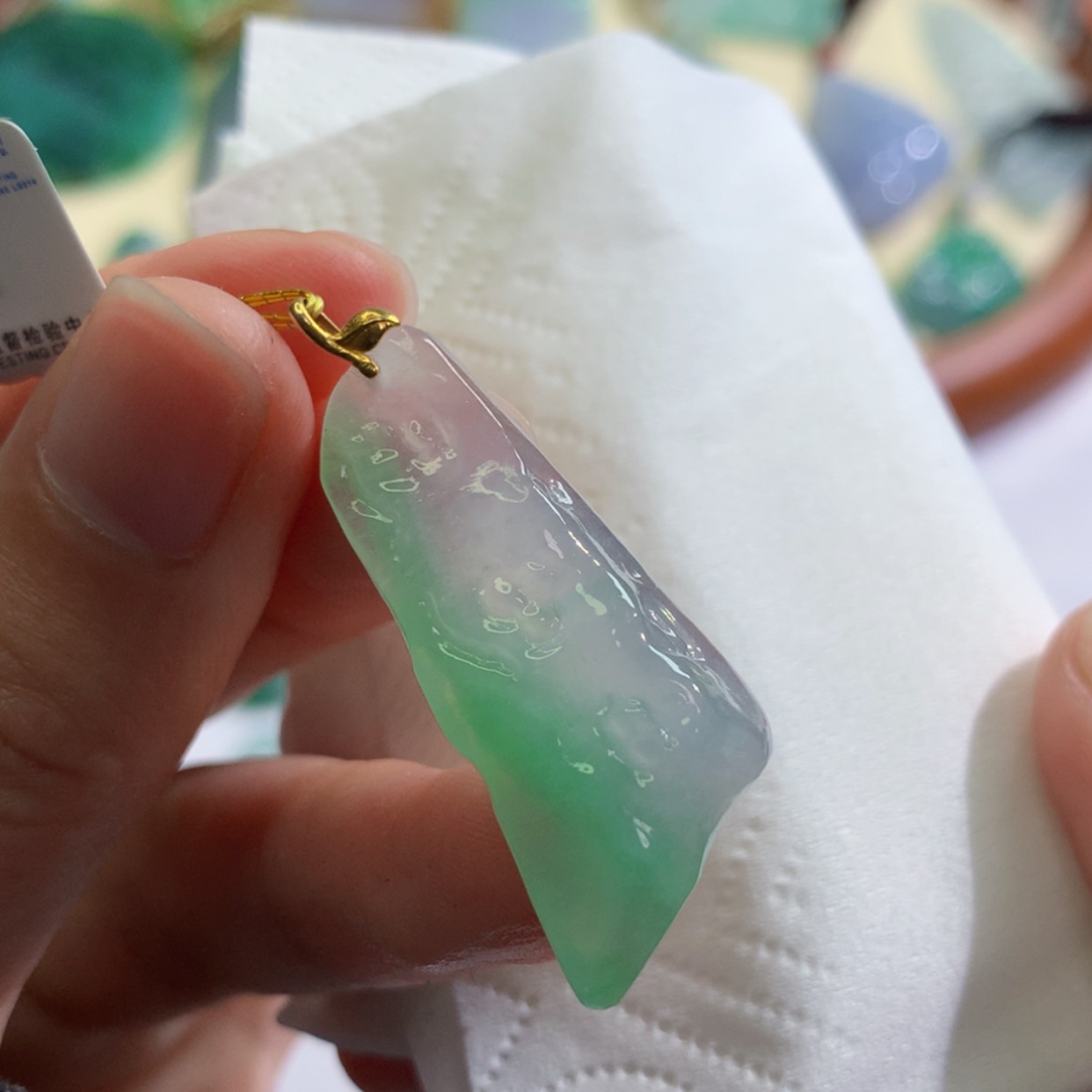 【闪购商品】翡翠吊坠(不含链)未镶嵌 1882