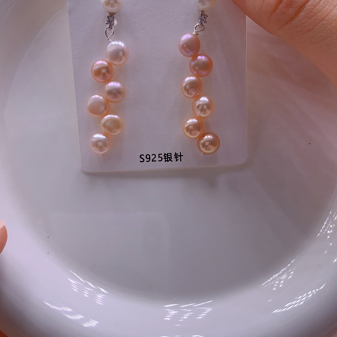 耳饰未镶嵌淡水珍珠耳环