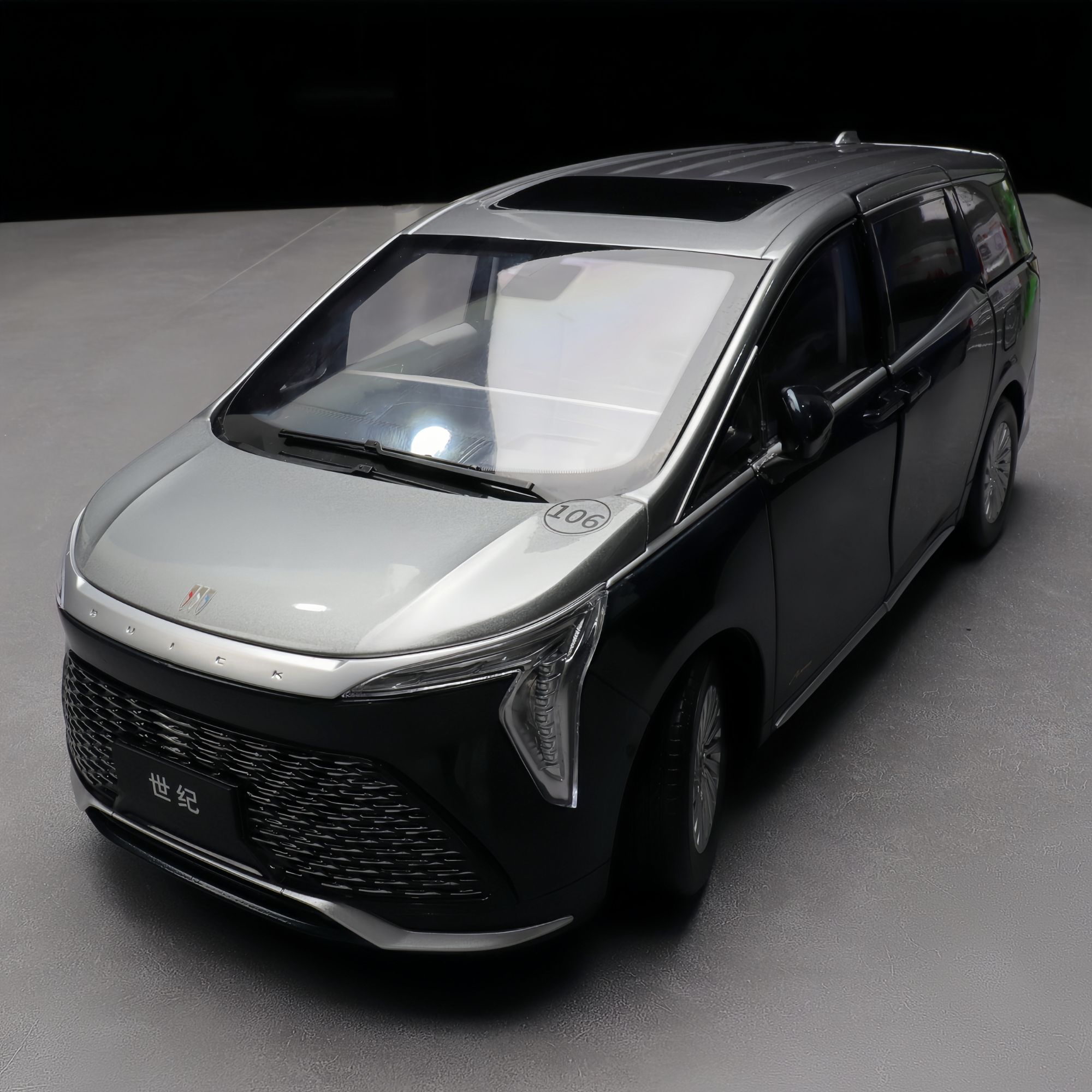 【别克 GL8 世纪】合金车模1:18收藏级车模合金摆件玩具礼品高端