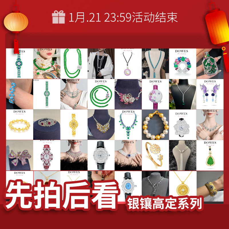 DOWES 925银合成锆石银制品 【2025新年宠粉】2399银镶高定首饰合集