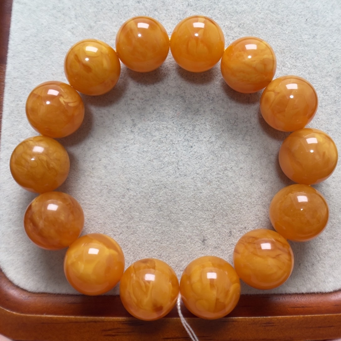 蜜蜡未镶嵌手串蜜蜡