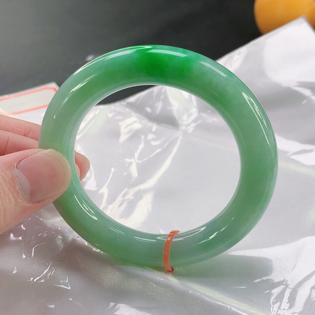 翡翠手镯未镶嵌836缅甸天然翡翠A货