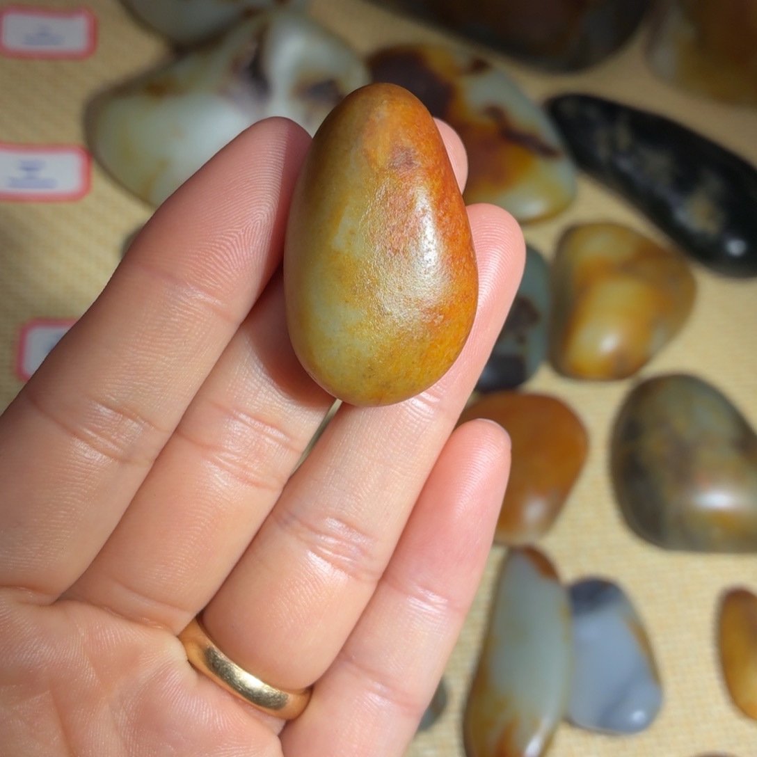 和田玉未镶嵌挂件25g