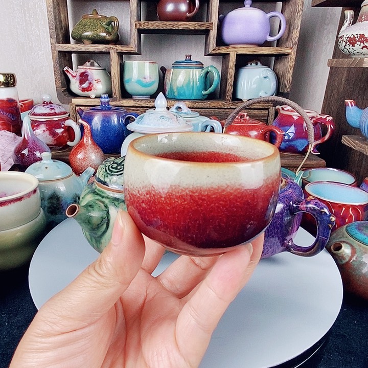 中国神后钧瓷茶具