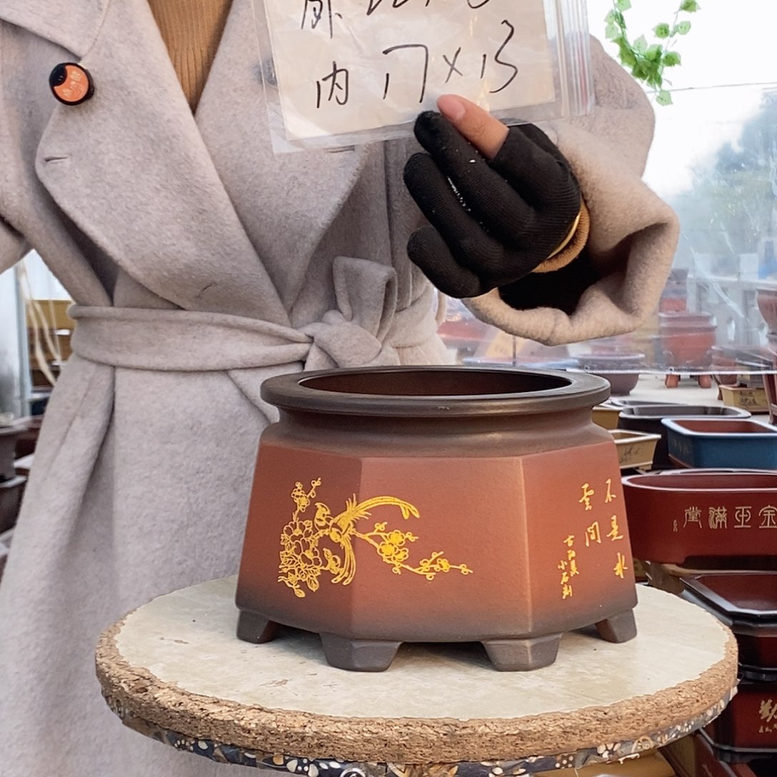 花盆紫砂紫砂花盆