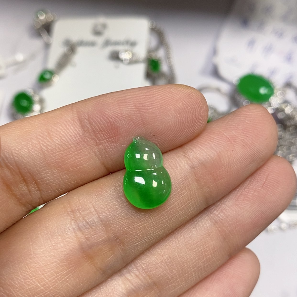 【闪购商品】颈饰未镶嵌翡翠-****?吊坠