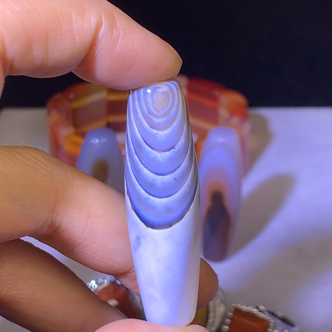 玛瑙/玉髓合金颈饰