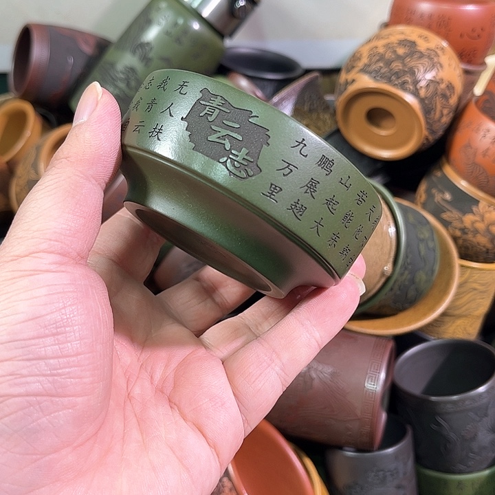 茶杯紫砂全手工紫砂主人杯